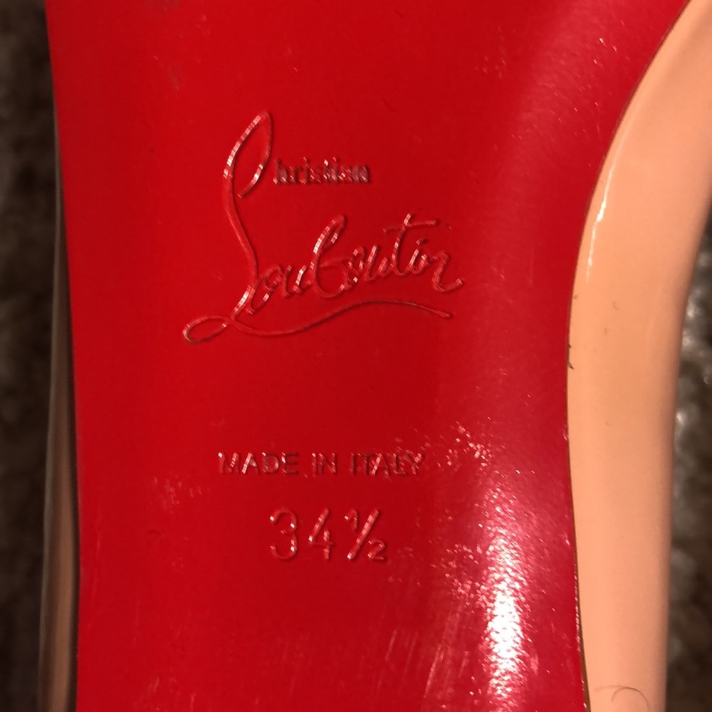 Christian Louboutin Nude Flats - Picture 9 of 11